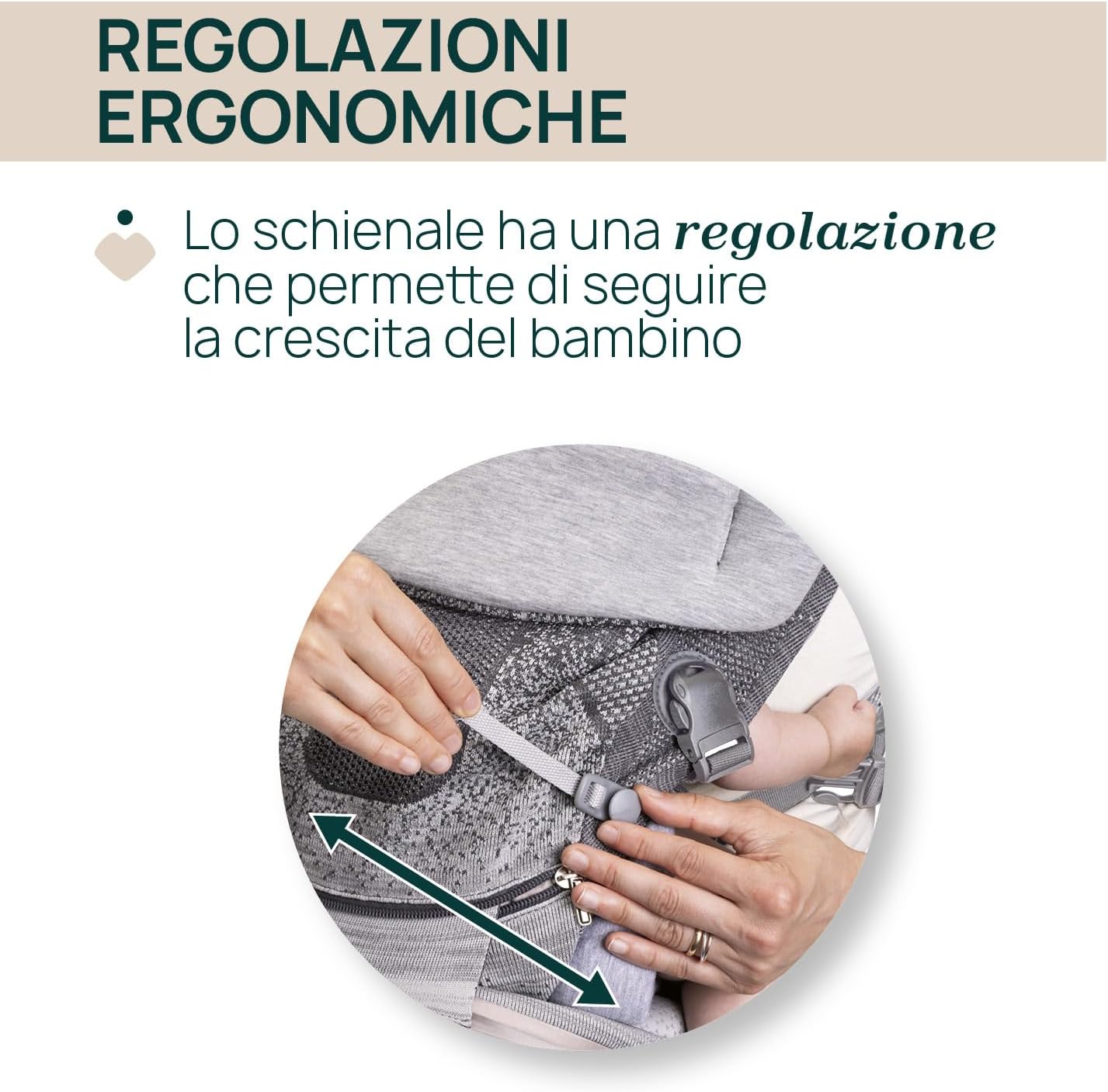 Thumbnail 5 de Chicco Airy Hip Fit Marsupio Ergonomico 3-in-1 – Flyknit traspirante e supporto base removibile