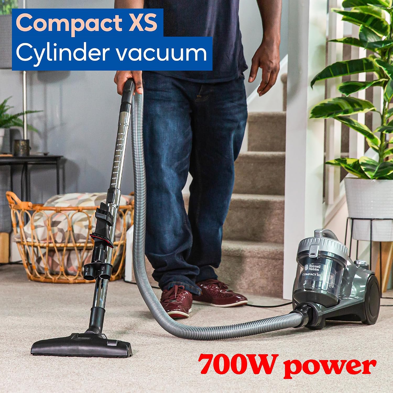 Detalle de Russell Hobbs Compact XS Bagless Cylinder Vacuum Cleaner RHCV1611
