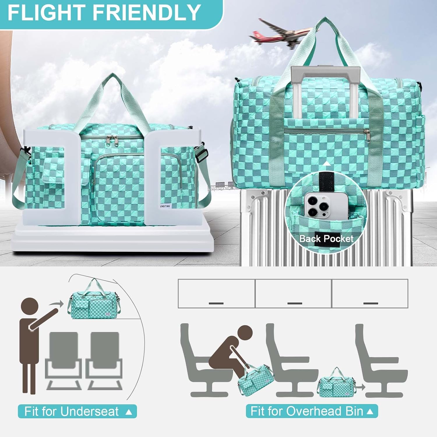 Detalle de BEULPTN Small Gym Bag 50 cm
