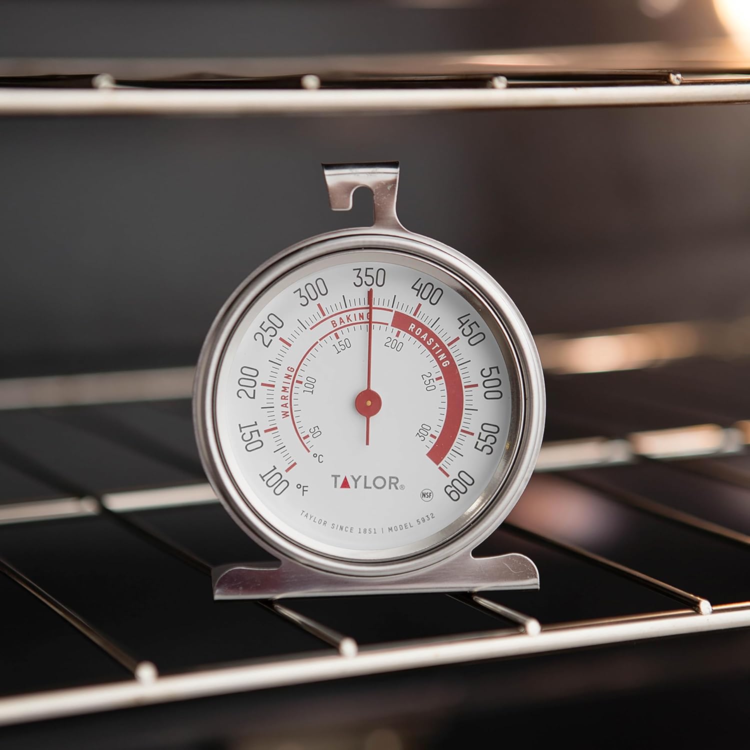 Thumbnail 4 de Taylor Precision Products Large Dial Thermometer (Silver) — Extra-Large Oven Dial