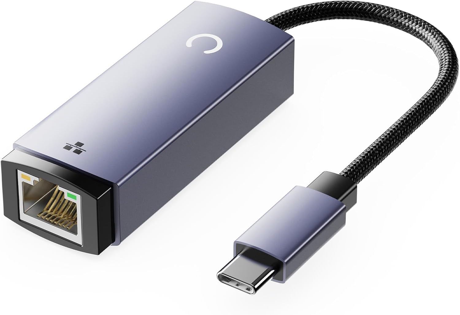 Detalle de DiamondTiger USB-C to Ethernet Adapter: 1000Mbps Gigabit LAN for Thunderbolt 4/3 Macs & More