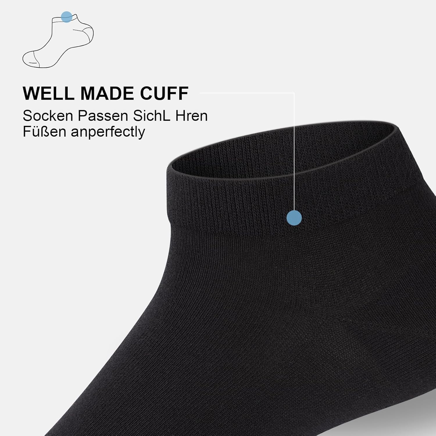 Thumbnail 6 de fitfets Sneaker Socken 10 Paar Kurzsocken