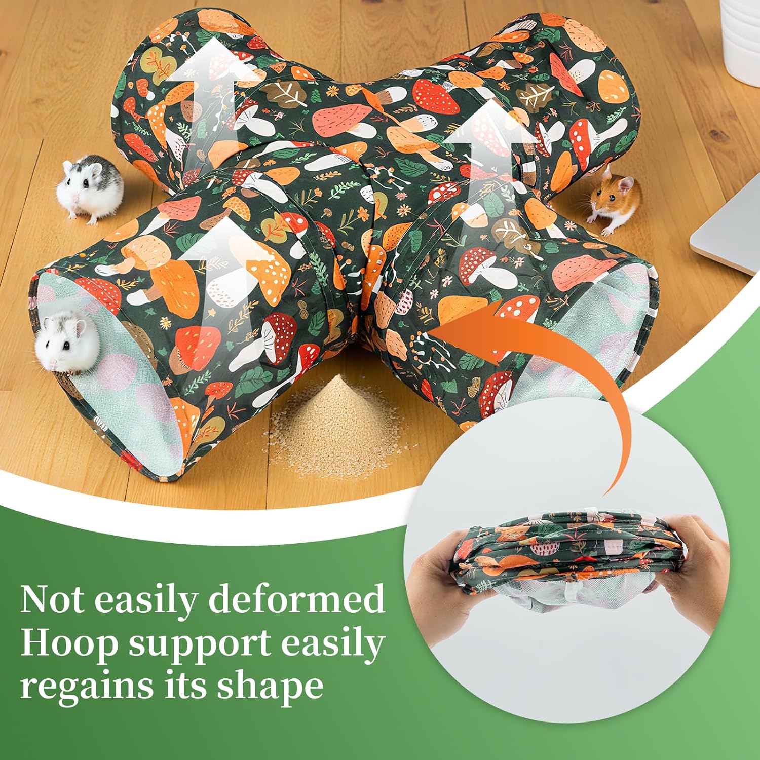 Thumbnail 5 de lisetar Meerschweinchentunnel 4-fach faltbar