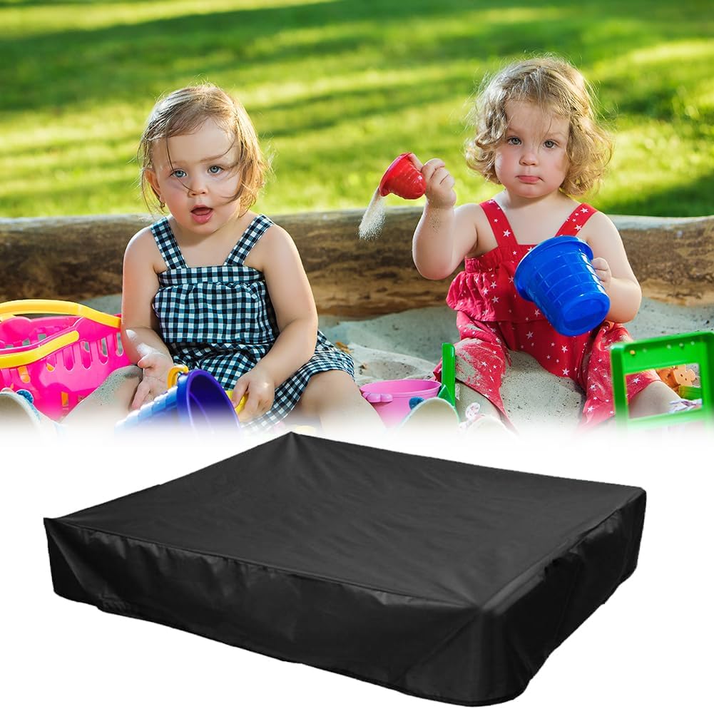 Thumbnail 3 de Flintronic Bâche Bac à Sable – Housse de Protection 200 x 200 cm, Oxford 210d et Cordon de Serrage