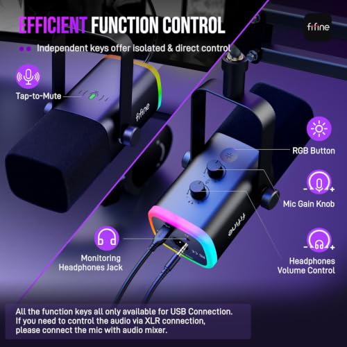Thumbnail 7 de FIFINE AmpliGame AM8T XLR/USB Gaming Microphone Set (Dynamic PC Microphone)