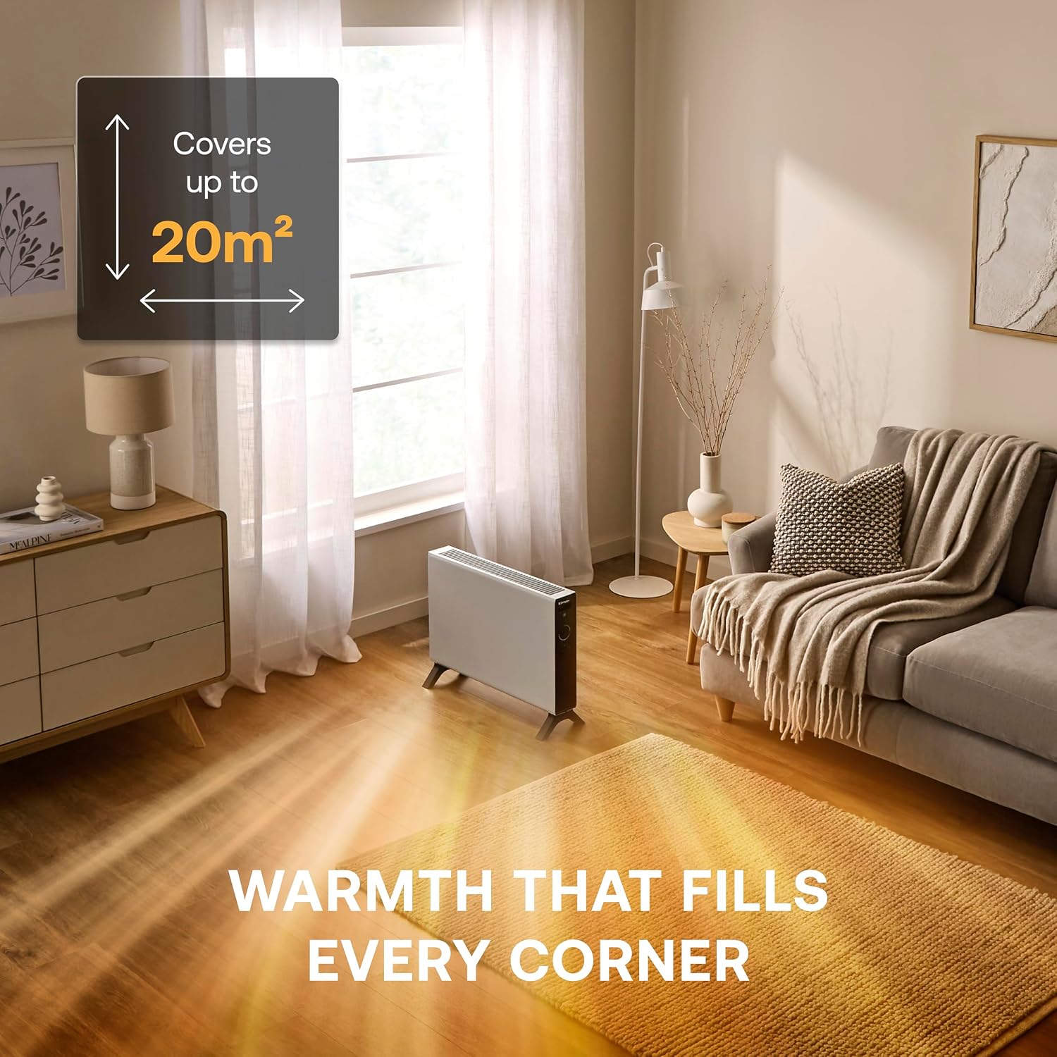 Thumbnail 3 de Dimplex HeatLite convector heater 2kW