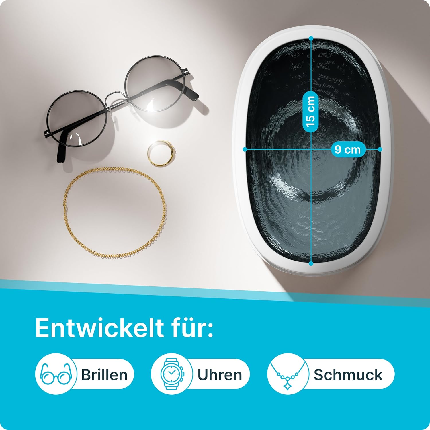 Detalle 1 de KLARBERG Ultraschallreinigungsgerät 600ml