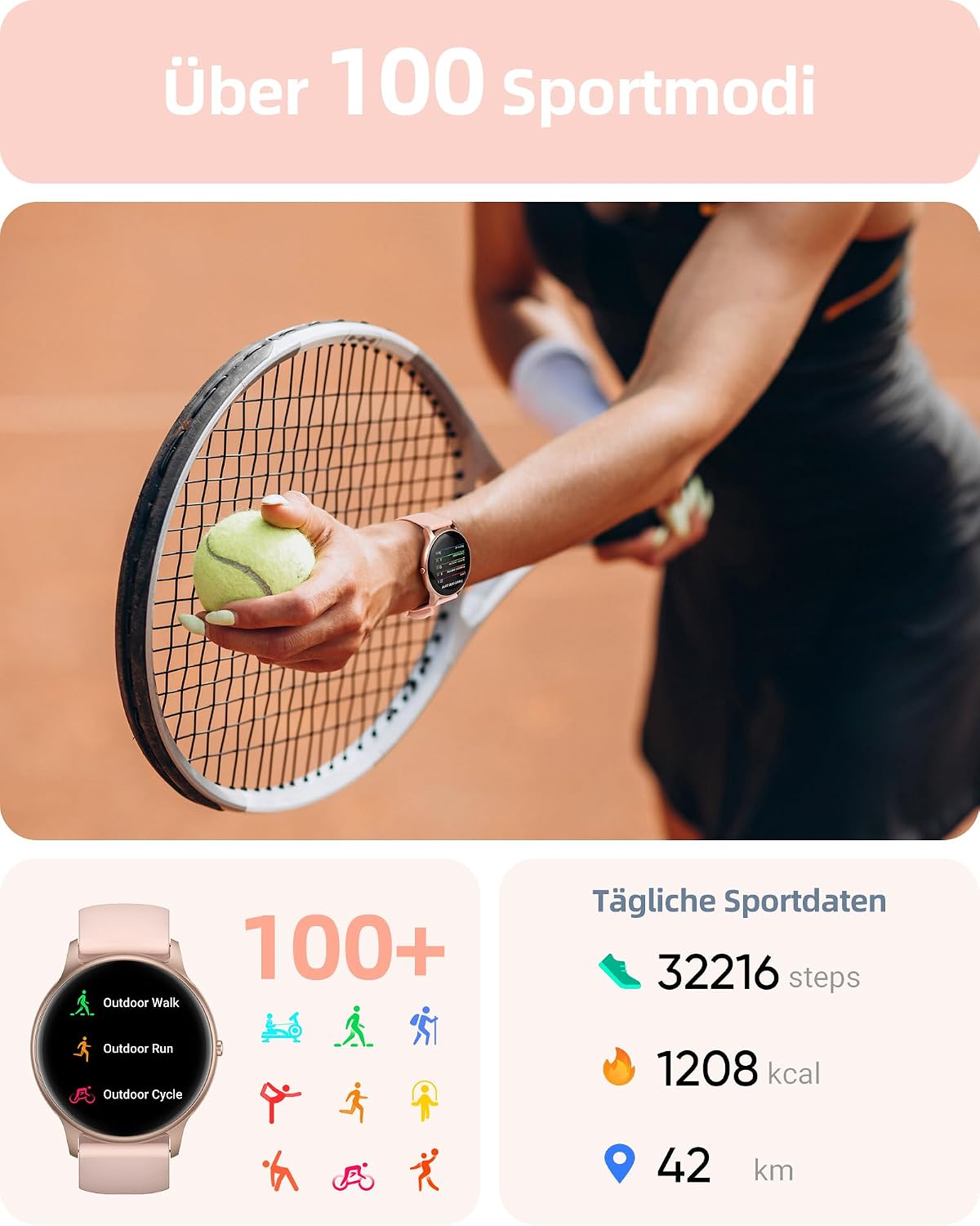 Detalle 2 de Parsonver SPROD1 Smartwatch Damen