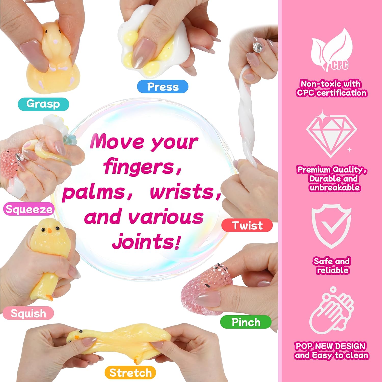 Thumbnail 5 de 10 Pack Taba Squishy Toys Kit with Toy Box