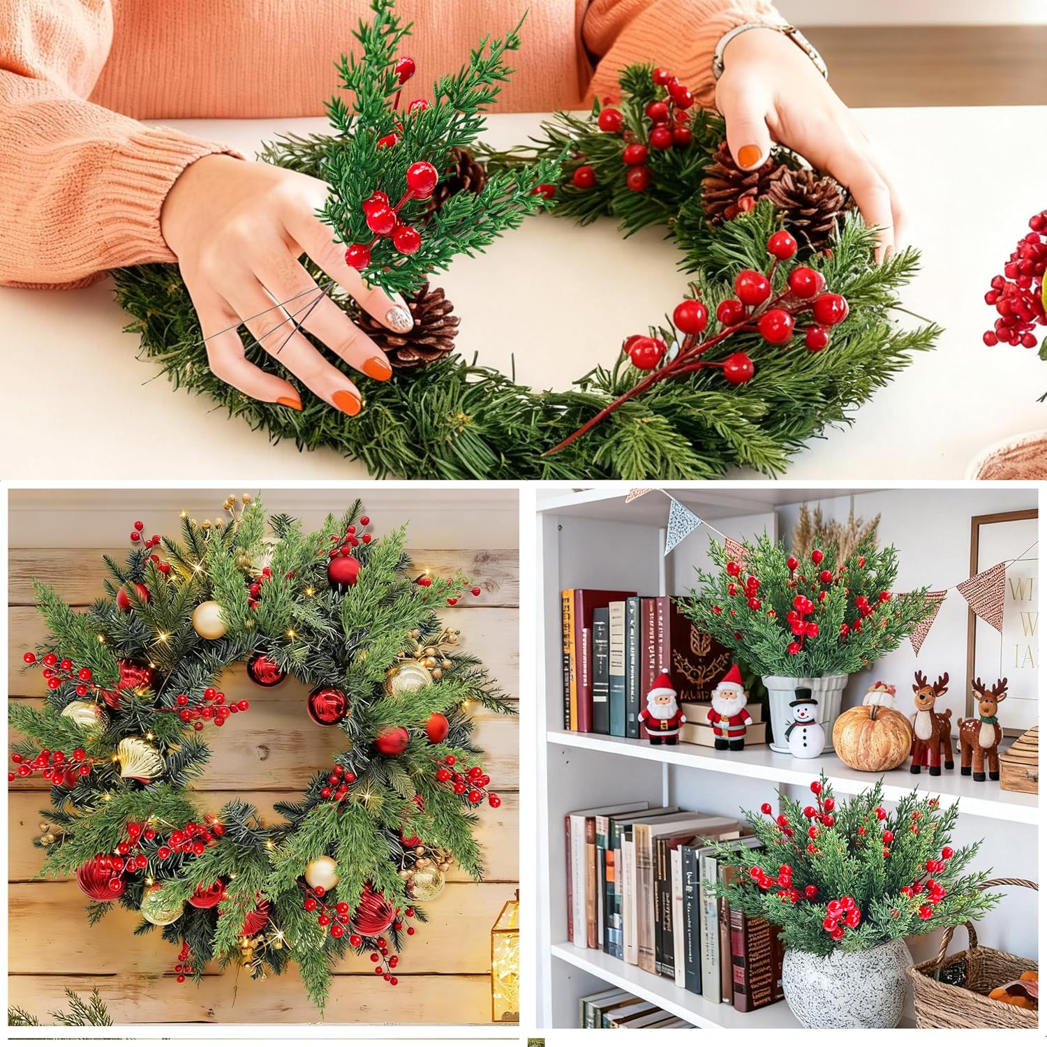 Thumbnail 2 de Weihnachts Kiefernzweige Set 40 Stück 🎄