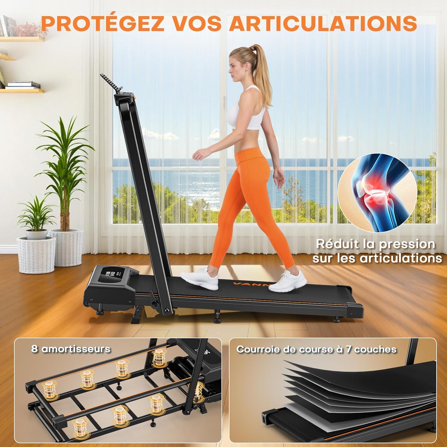 Thumbnail 3 de VANNECT Tapis de Course 6 en 1 160 kg