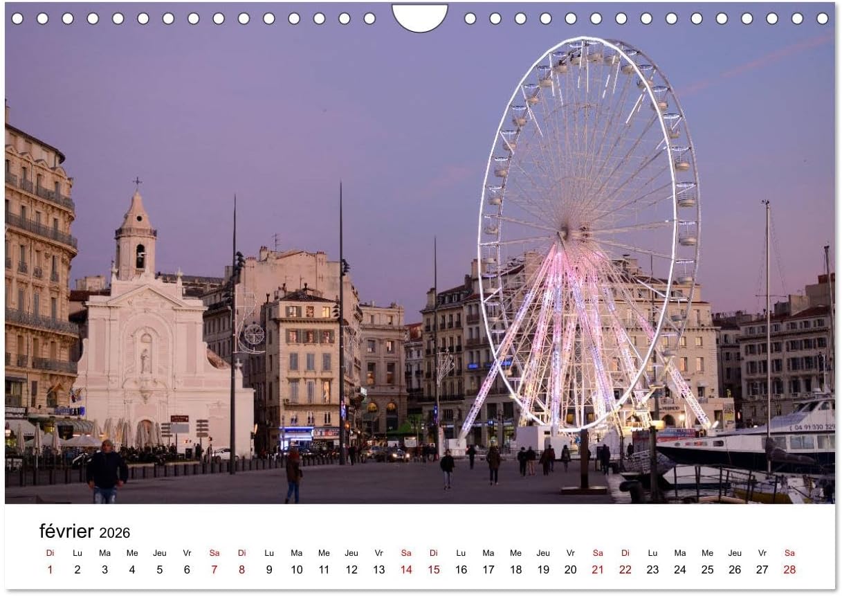 Detalle de Marseille Côte et Corniche – CALVENDO Kalender 2026, DIN A4 horizontal
