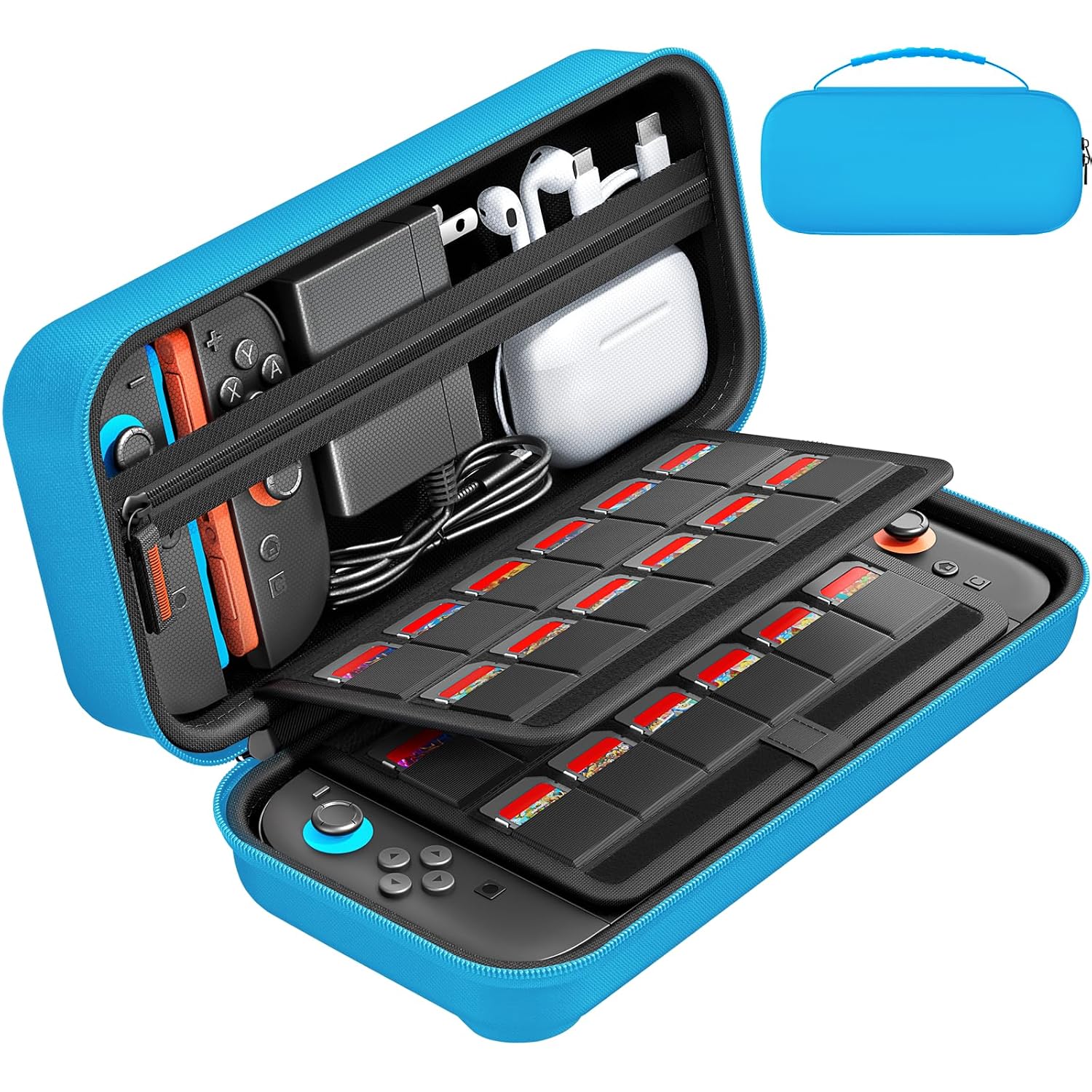 Detalle de daydayup Switch Carrying Case with 24 Slots