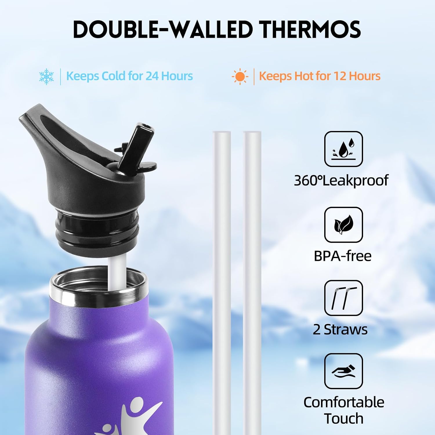 Thumbnail 3 de Gourde INOX 500 ML — Isotherme réutilisable 🚰