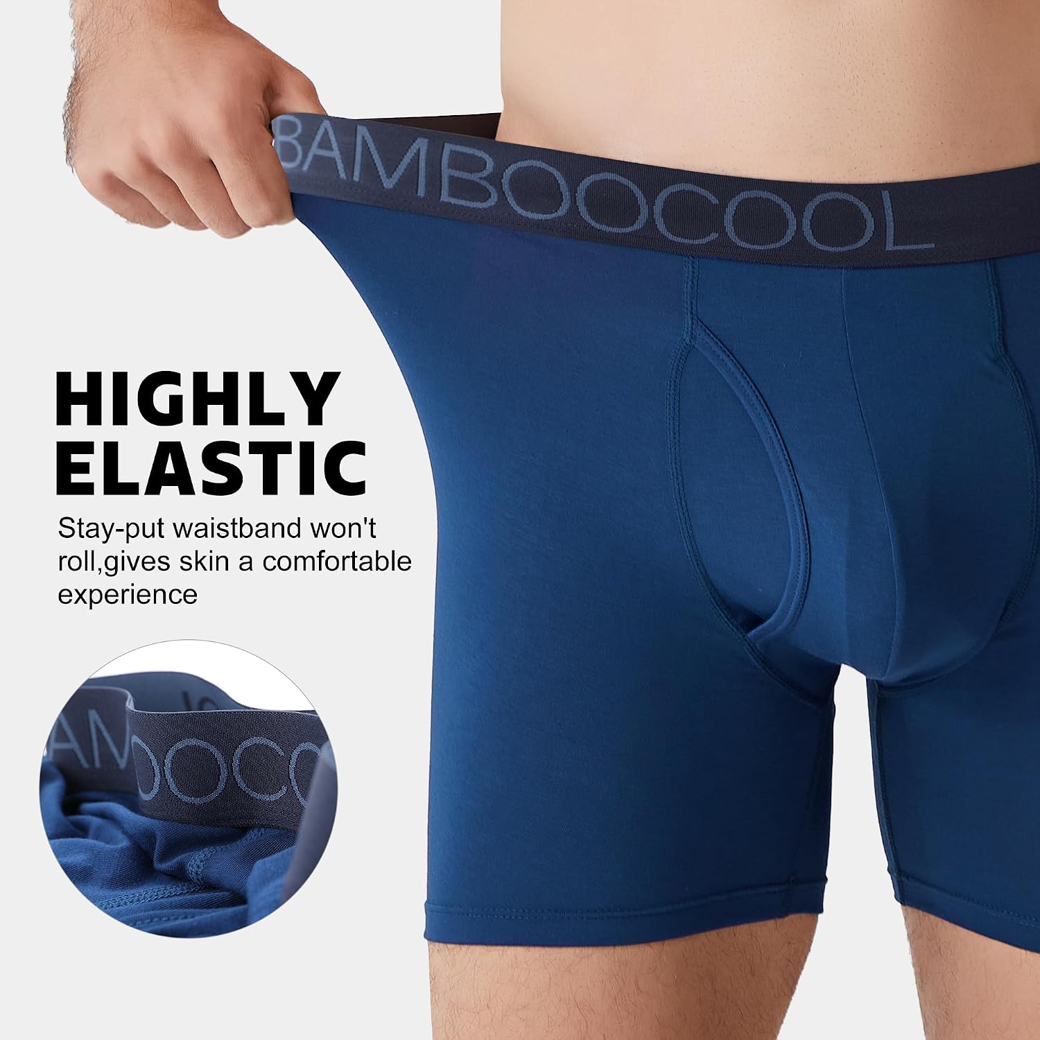 Thumbnail 1 de BAMBOO COOL Ultra Soft Men's Boxer Briefs, Bamboo Fabric, 4-Way Stretch