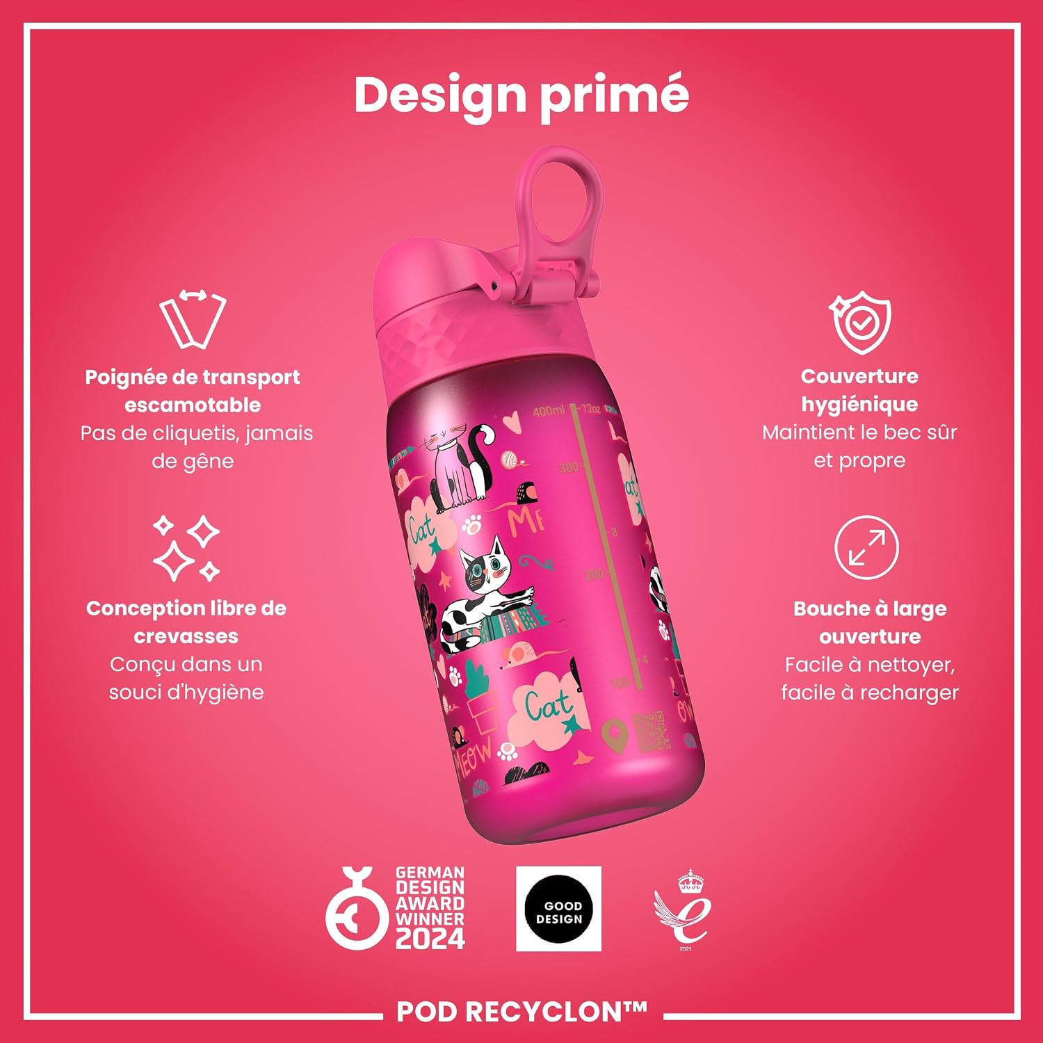 Thumbnail 5 de Ion8 Gourde Enfant 350ml anti fuite