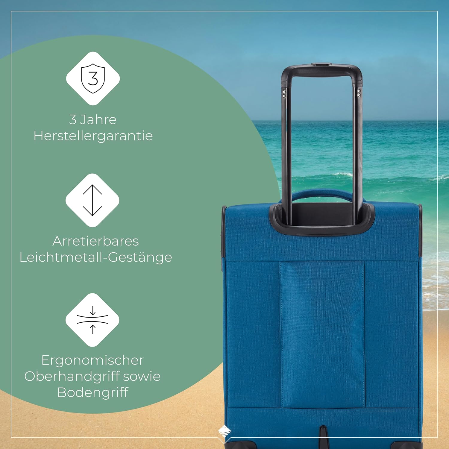 Thumbnail 5 de Travelite CHIOS Handgepäck Trolley klein – kompaktes Weichgepäck mit 34 Liter Volumen