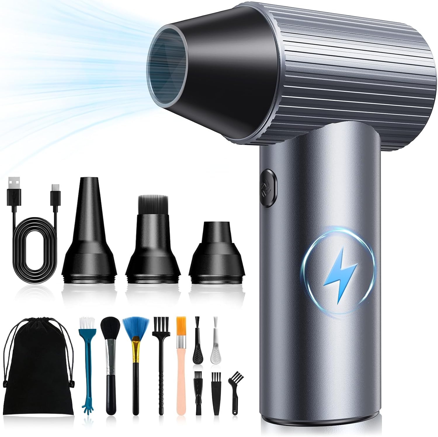 Detalle de Solareye Druckluft Compressed Air Duster 7500mAh