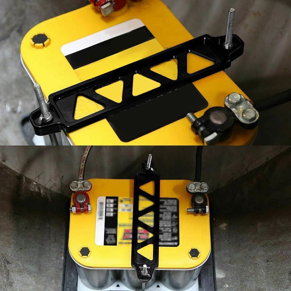 Detalle de Car Battery Hold Lock: Aluminium Alloy Battery Tie Down Bracket with 8/10" J-Bolts