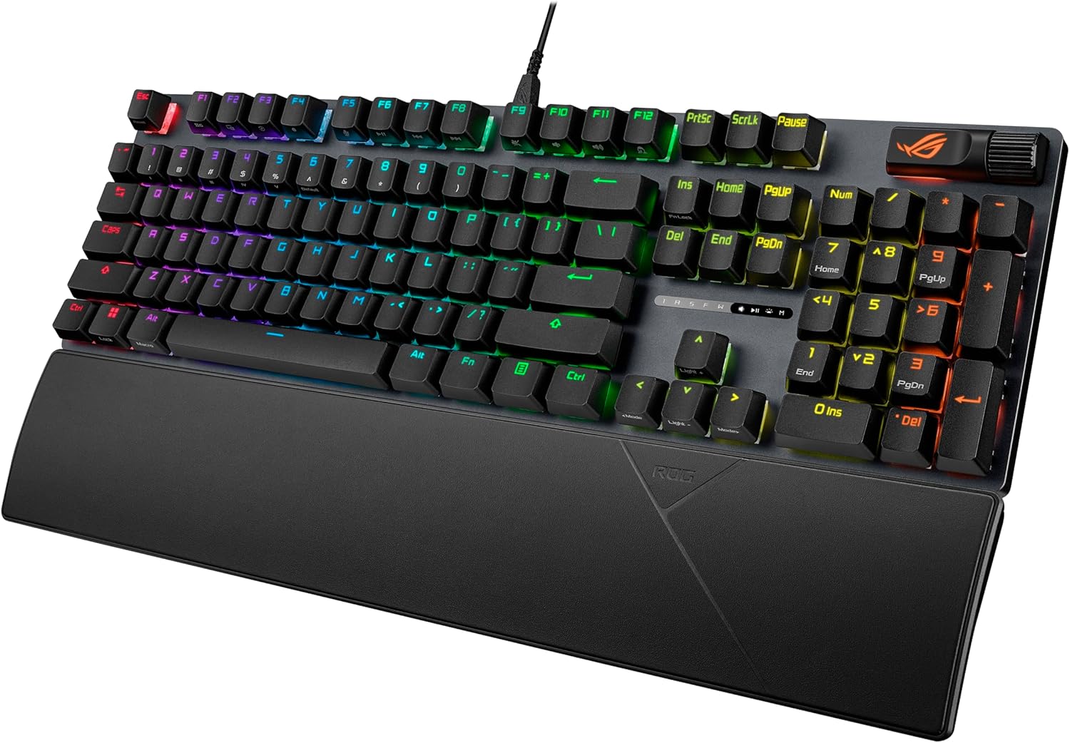 Thumbnail 6 de ASUS ROG Strix Scope II X Wired Mechanical Gaming Keyboard (100% Full-Size, Hot-Swappable) with PBT Keycaps – Black