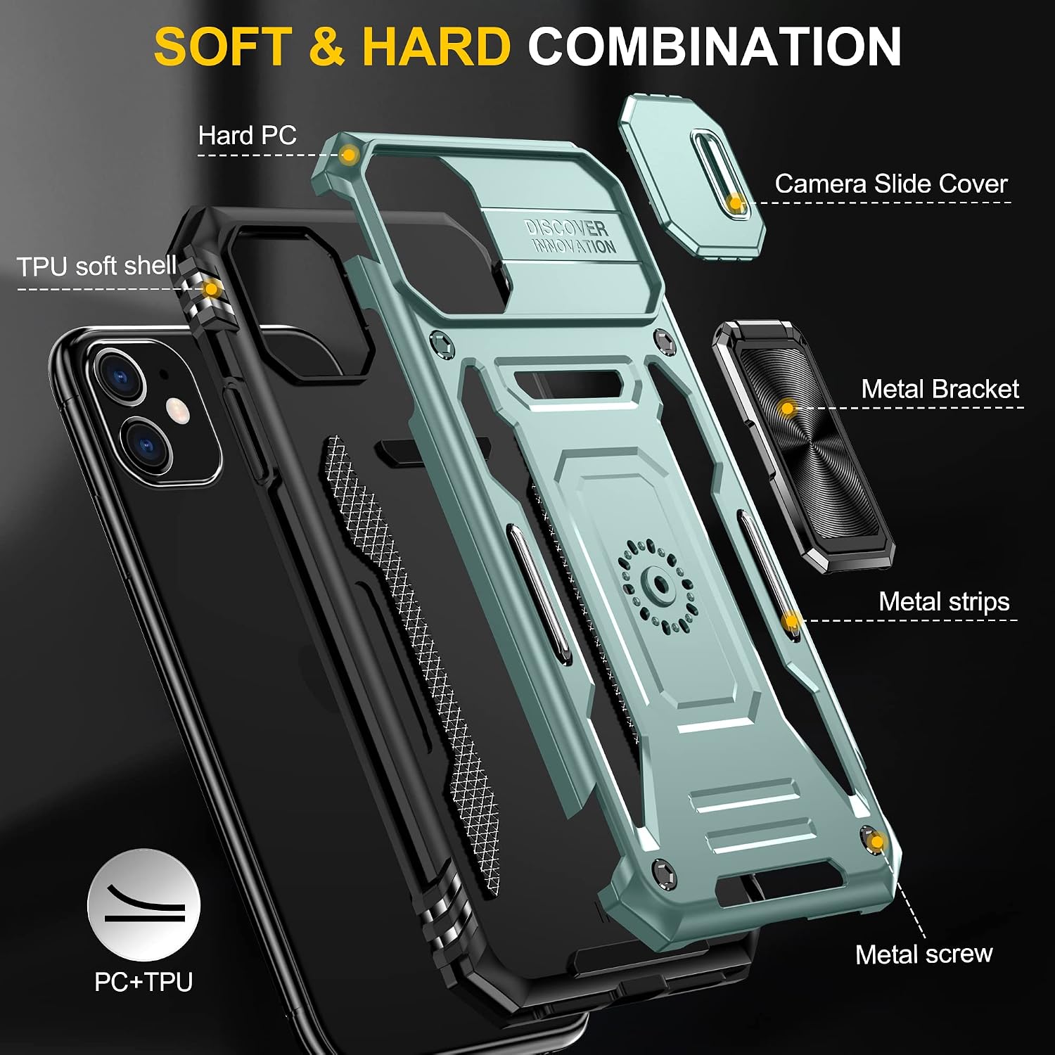 Thumbnail 6 de Jshru iPhone 11 Case Alpine Green