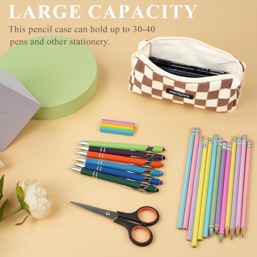 Detalle de OFFCUP Trousse à Crayons en Velours Côtelé — Trousse simple, grande capacité