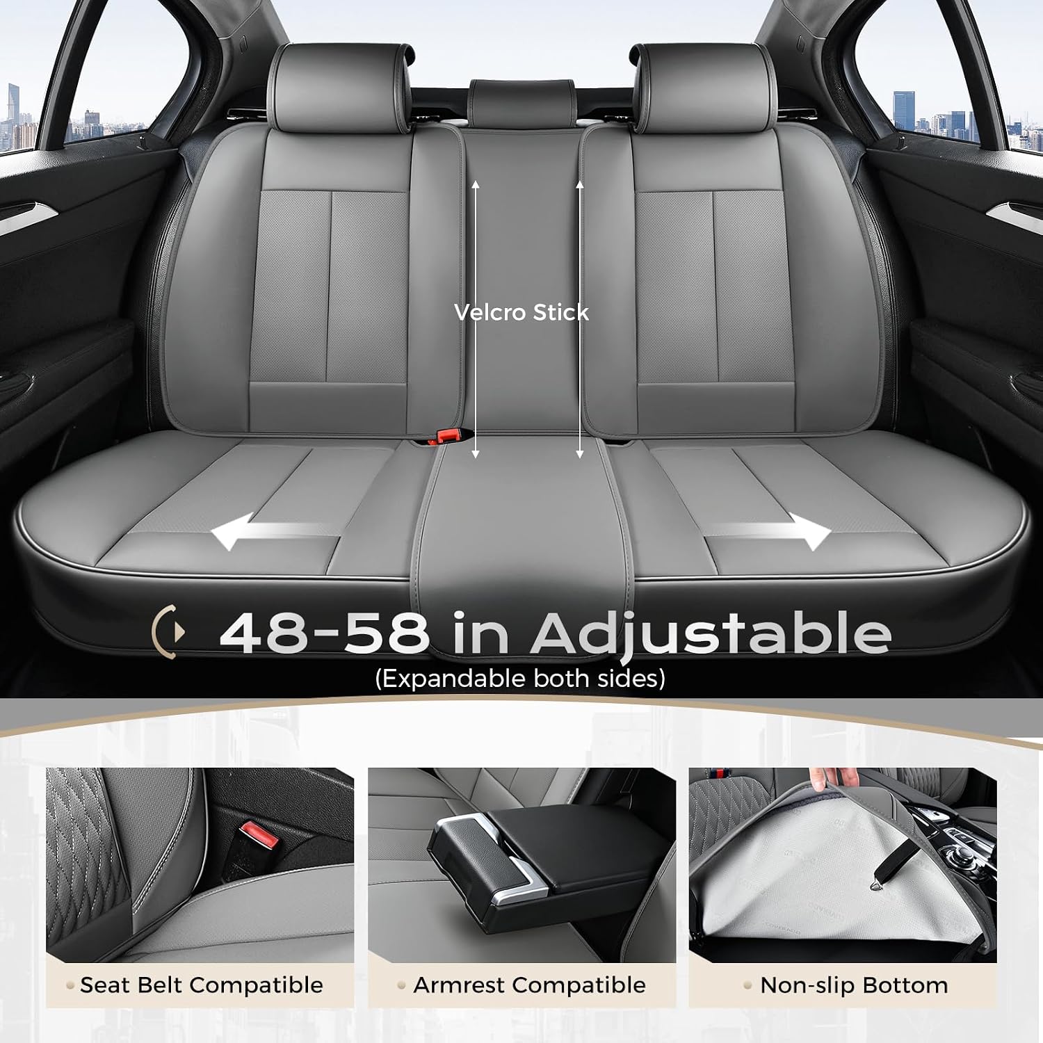 Thumbnail 4 de Coverado Car Seat Covers Gray