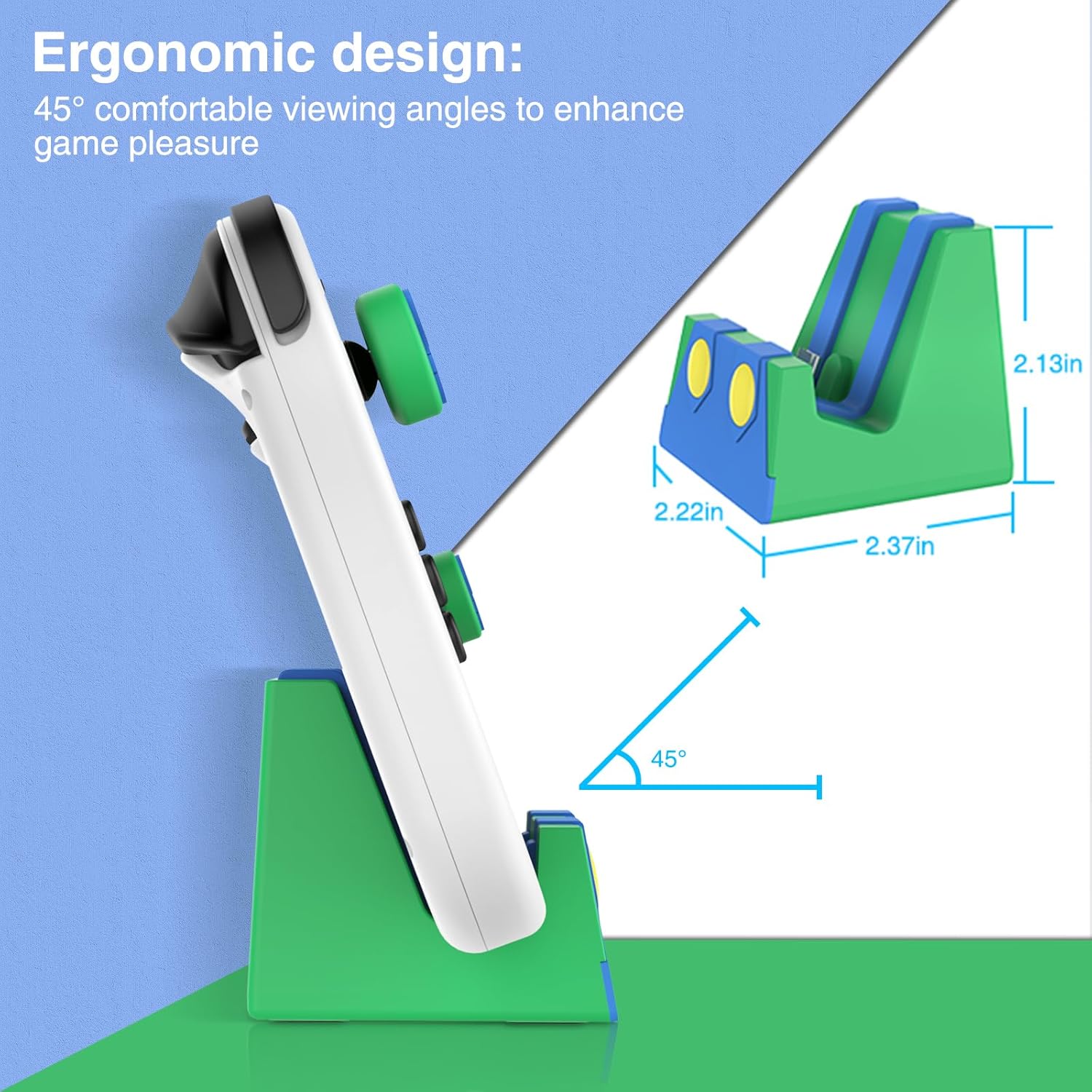 Thumbnail 1 de HEIYING Switch Ladestation für Nintendo Switch/Lite/OLED – tragbarer Typ‑C Standfuß zum einfachen Laden