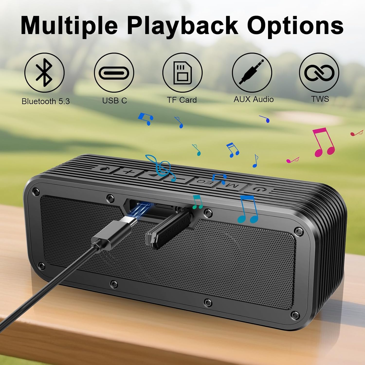 Thumbnail 6 de 50W Bluetooth Speaker with Stereo Bass IP7