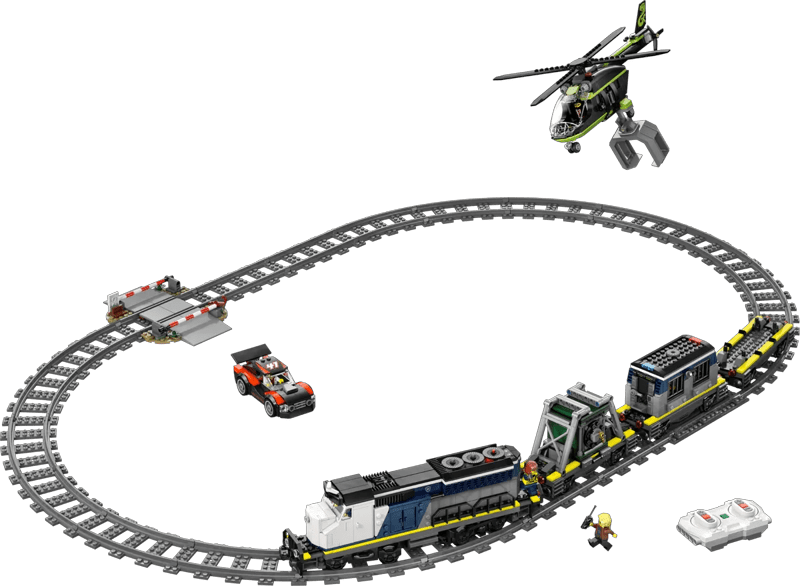 Detalle de LEGO City Überfall auf den Polizeizug 60508 – Große Polizeiverfolgung mit Lokomotive
