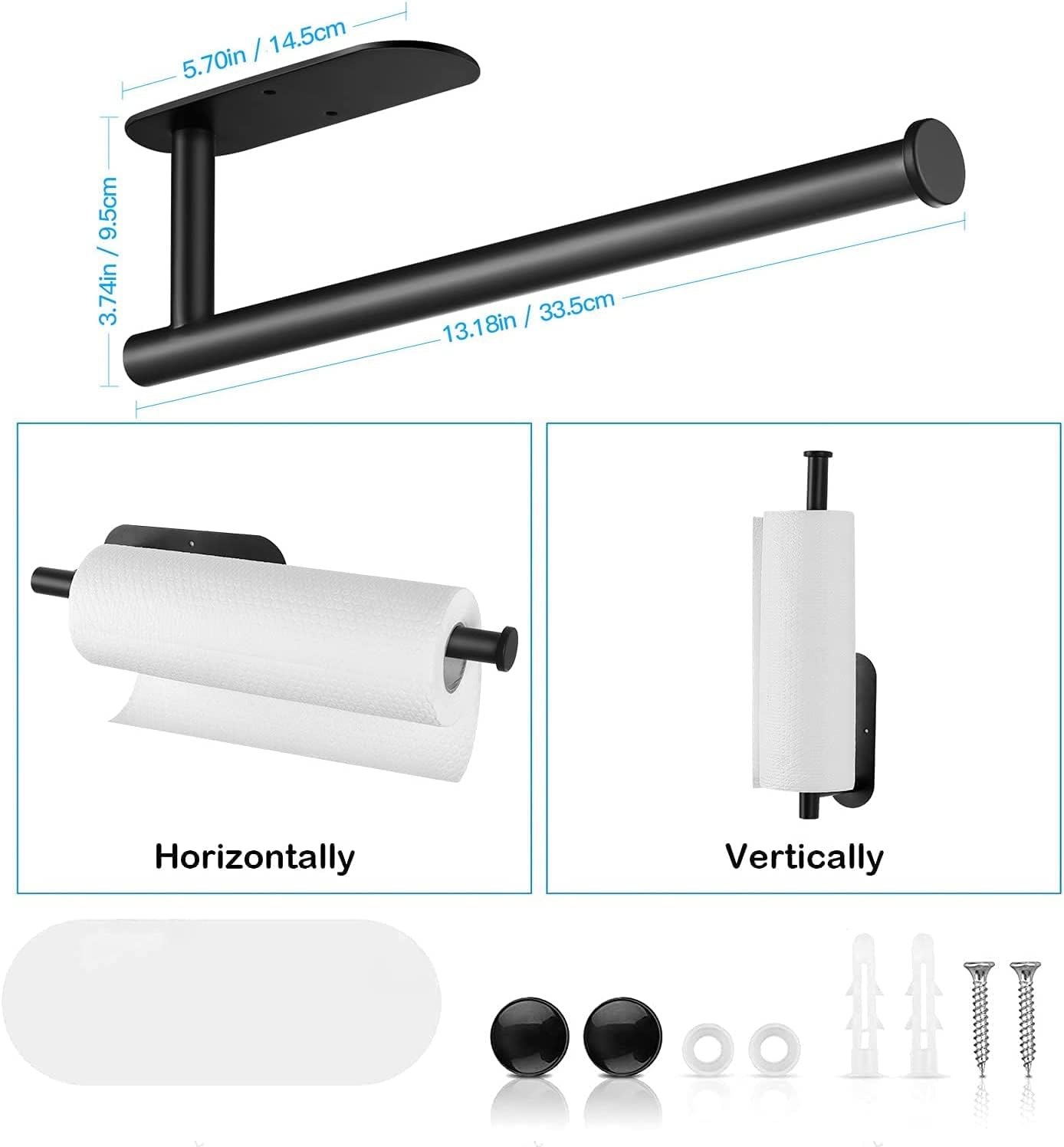 Detalle 2 de Fvviia Paper Towel Holder SUS304 Stainless Steel