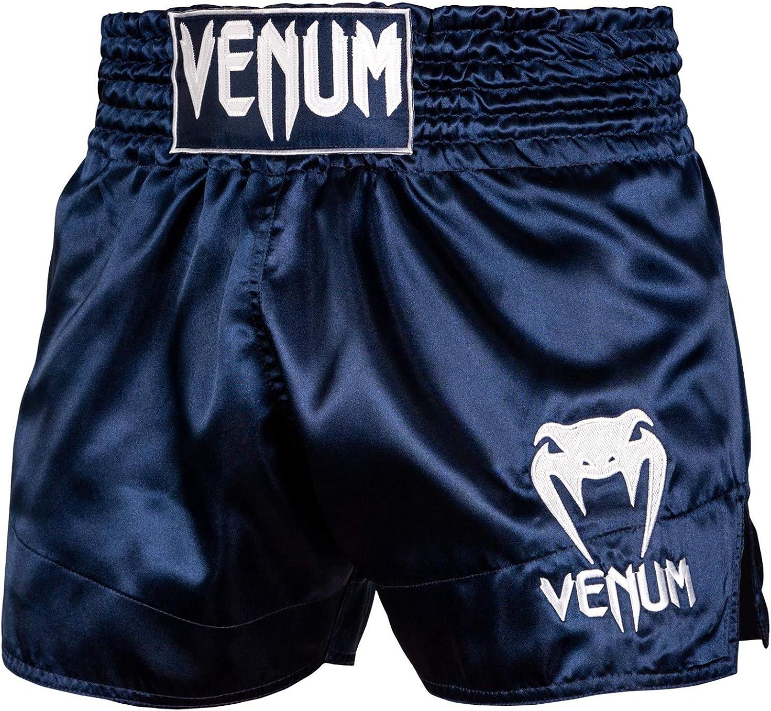 Detalle de Venum Classic Muay Thai Shorts – Nero/Nero, Uomo