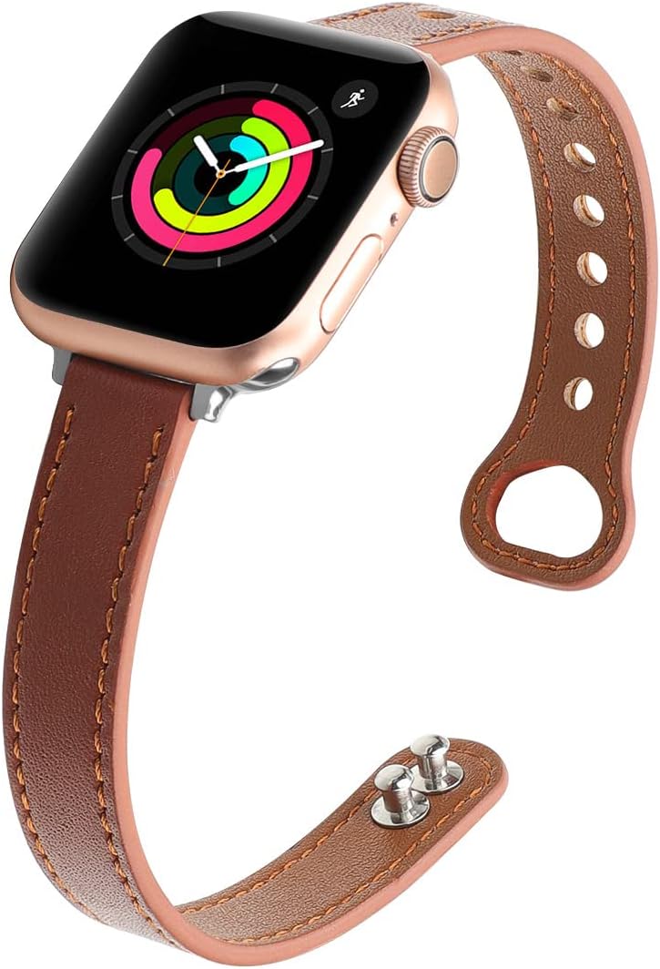 Thumbnail 3 de segoo Leather Band for Apple Watch — 38–49mm, Top Grain Leather, Slim & Comfortable