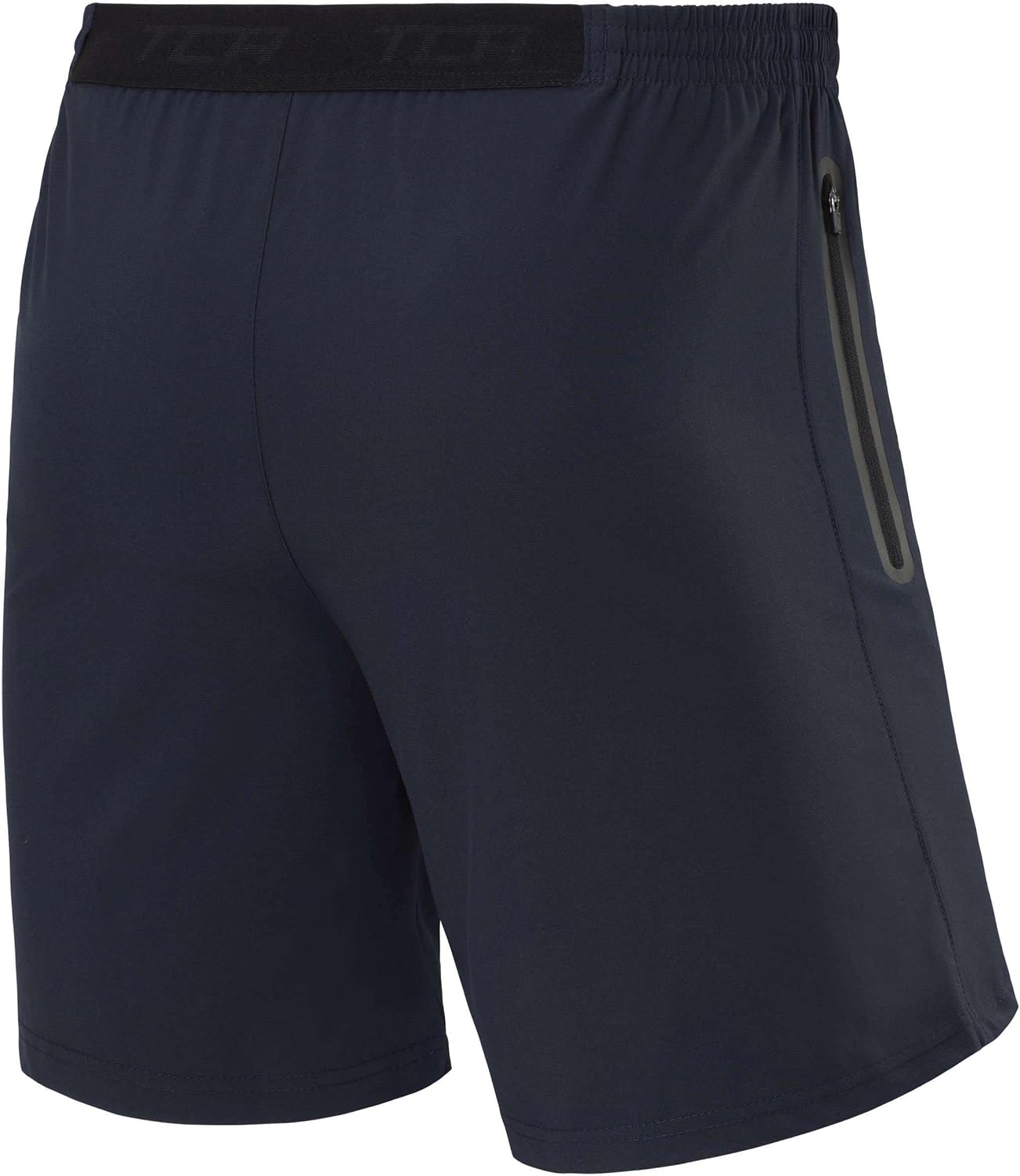 Detalle de TCA Laufhose für Herren Kurz – kurze Sporthose mit Reißverschlusstaschen