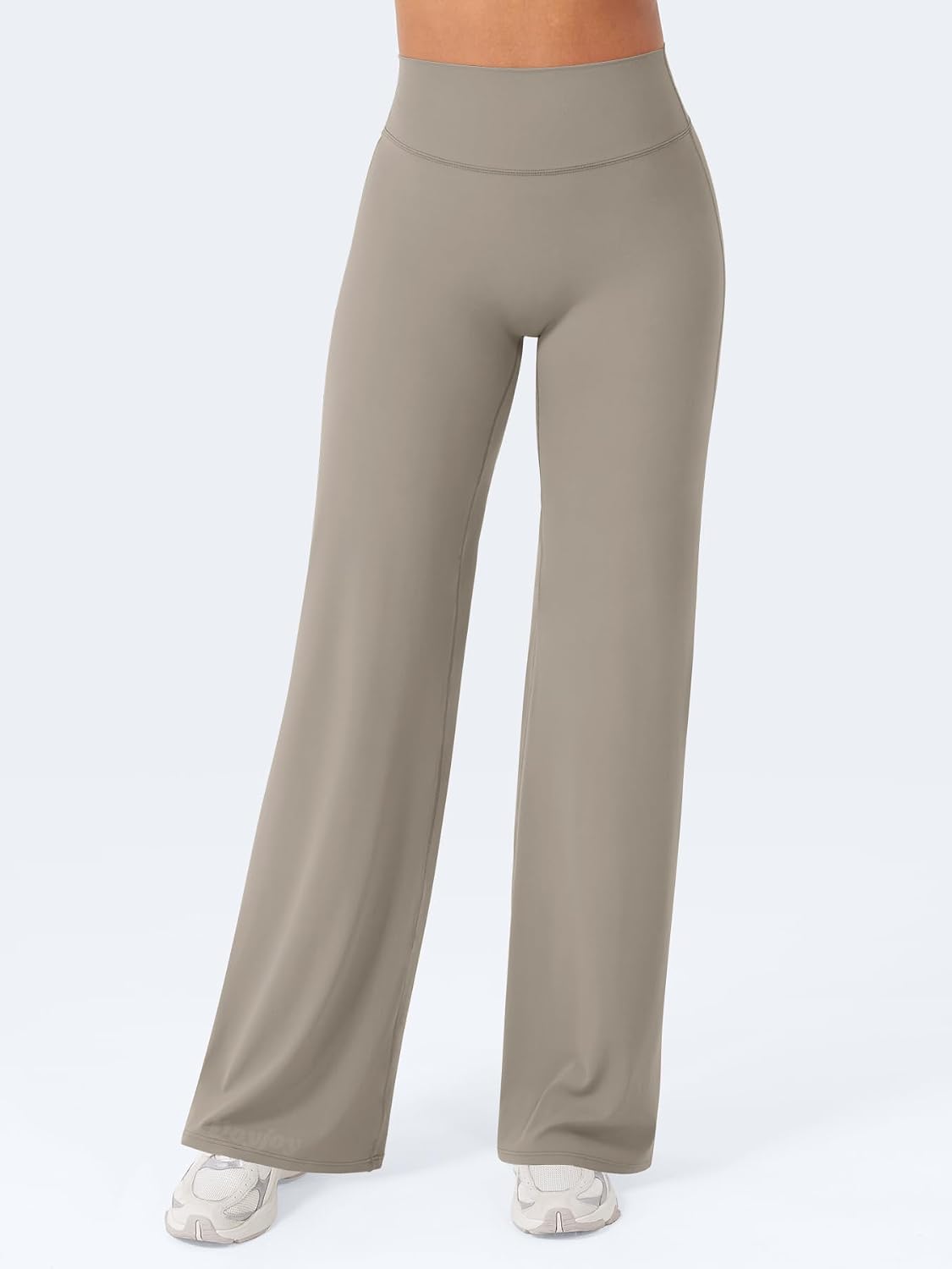 Detalle 1 de VOYJOY Wide-Leg Straight Leggings, High-Waisted with Moisture-Wicking Stretch