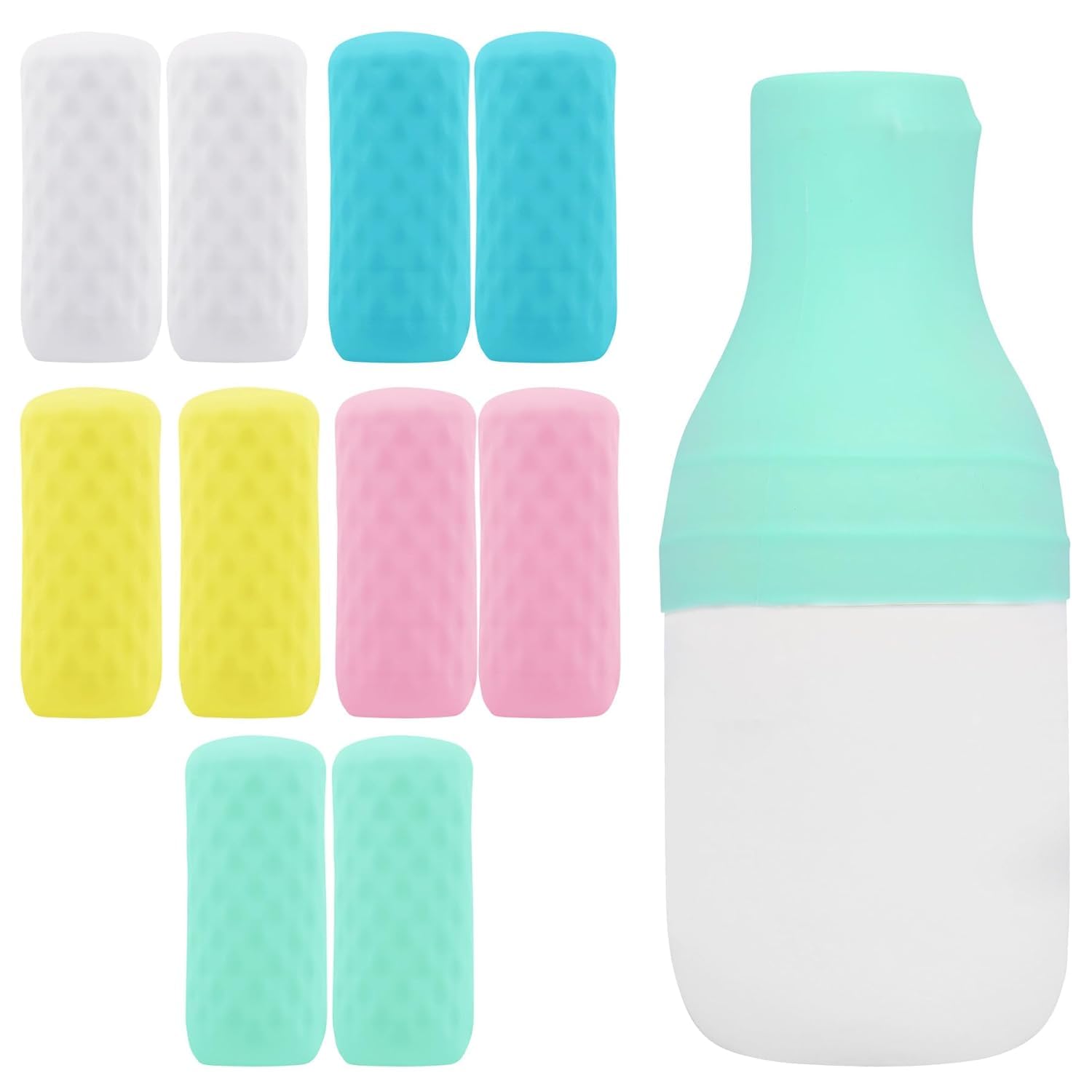 Detalle de FOROUME Silicone Bottle Covers 10-Pack