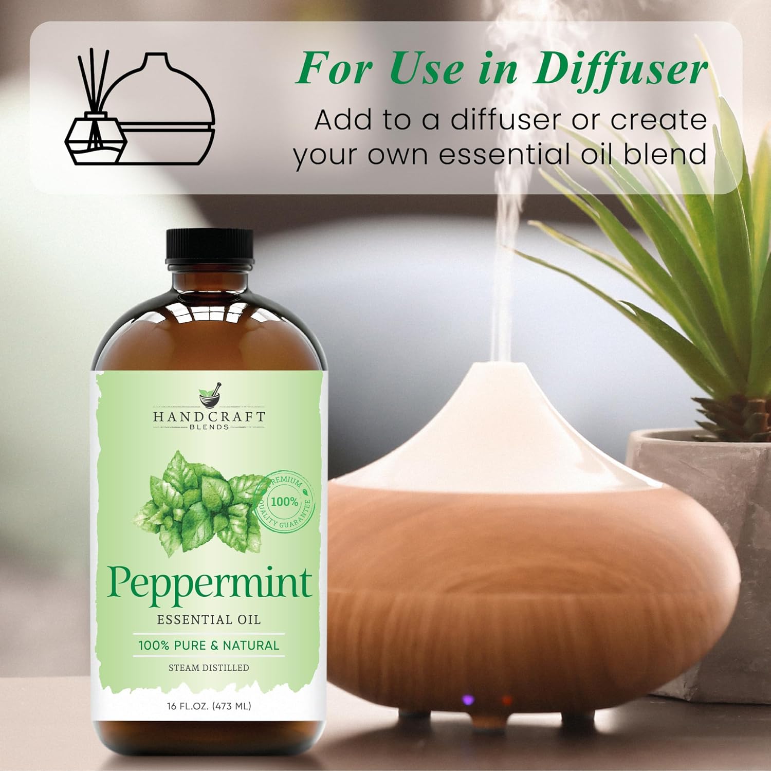 Thumbnail 3 de Handcraft Blends Peppermint Oil 16 Fl Oz