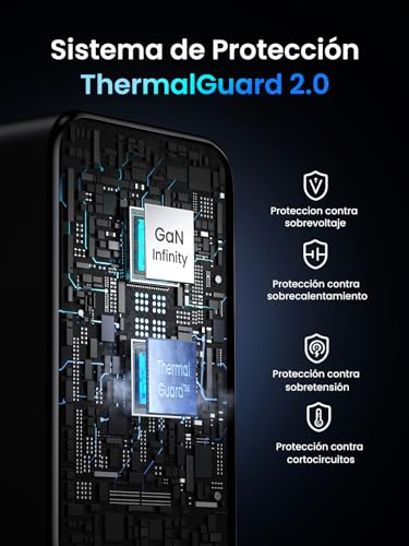 Thumbnail 6 de UGREEN Nexode 100W: cargador USB-C GaN con 3 puertos para cargar portátil, móvil y tablet al mismo tiempo