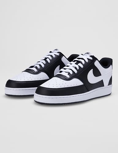 Detalle de Nike Court Vision Lo Uomo HM9862-001 Black/White – Comfort retrò e versatilità urbana