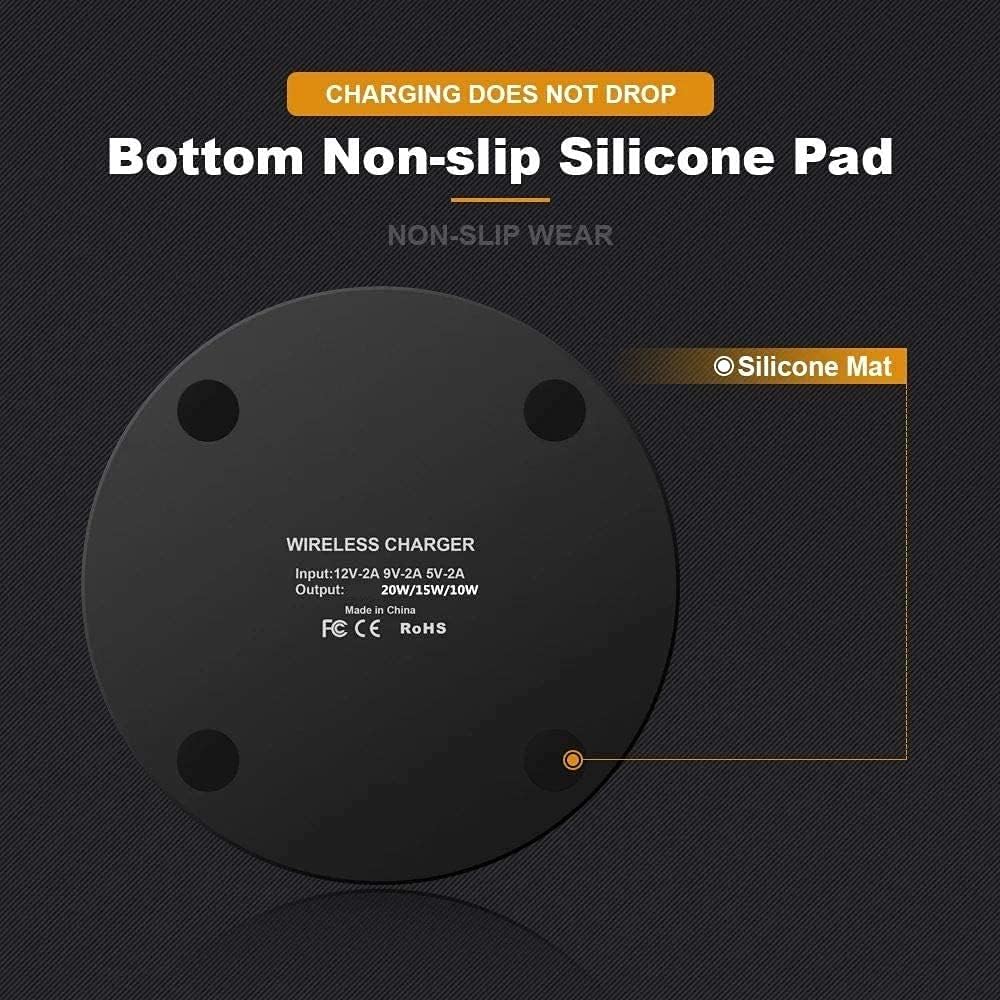 Thumbnail 5 de 20W Wireless Charger Pad — Slim USB-C Fast Charger for iPhone, Galaxy, Pixel and more