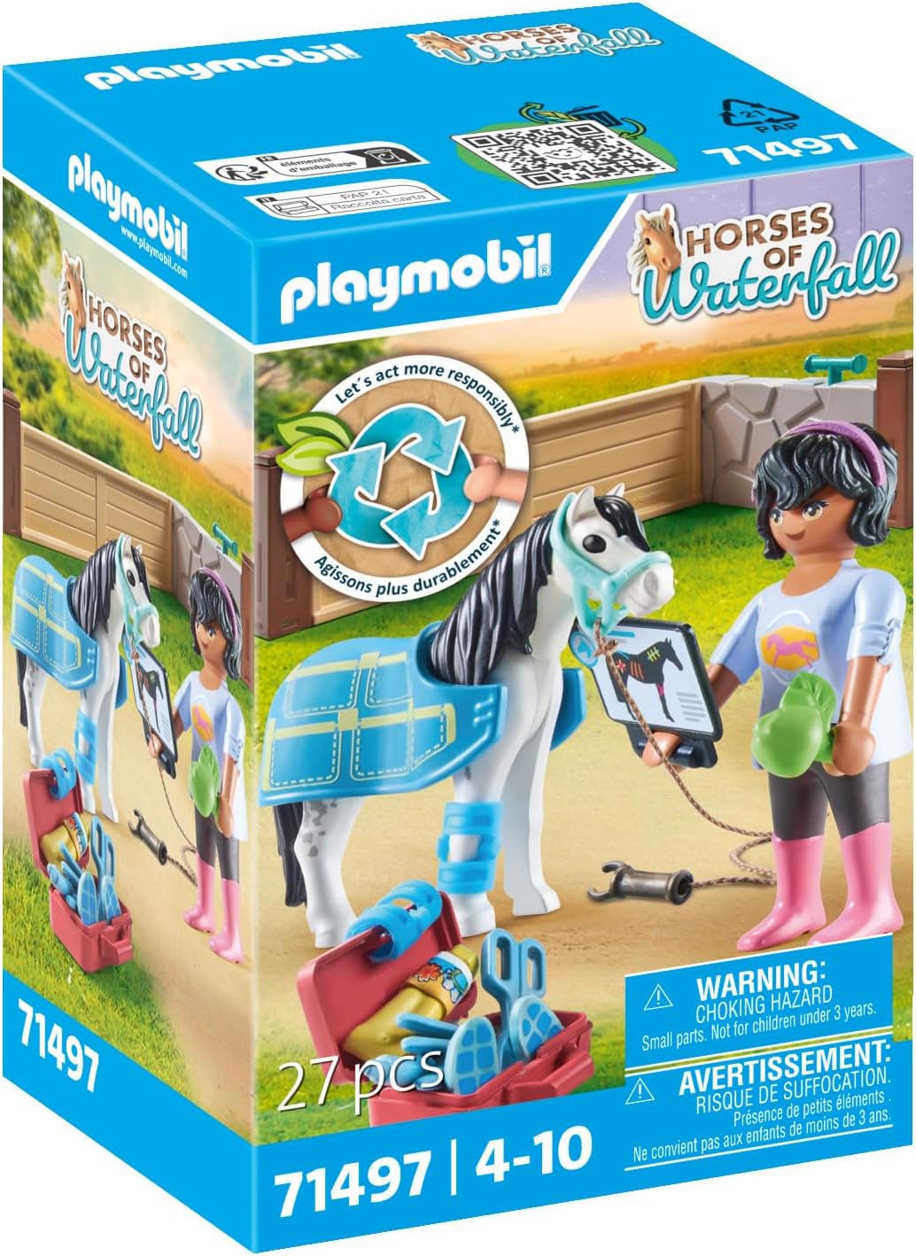 Detalle 2 de PLAYMOBIL horse therapy playset