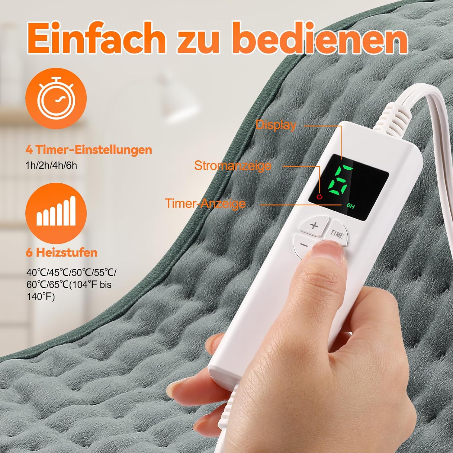 Thumbnail 2 de Heizkissen 30 x 60 cm mit Timer