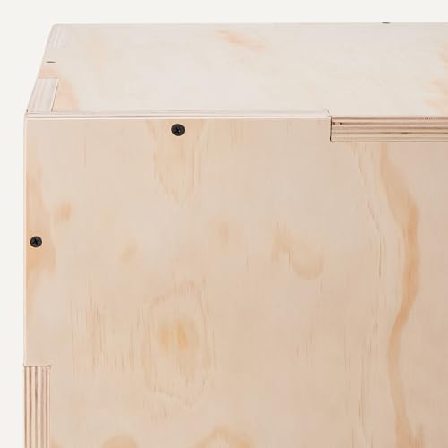 Detalle de Amazon Basics - Caja pilométrica de salto para gimnasio en casa, 61 x 50,8 x 40,6 cm