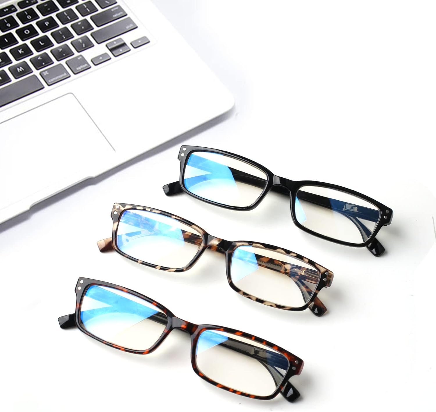 Thumbnail 6 de Kerecsen 6-Pack Reading Glasses with Blue Light Blocking and Spring Hinge — Comfort for Everyday Reading