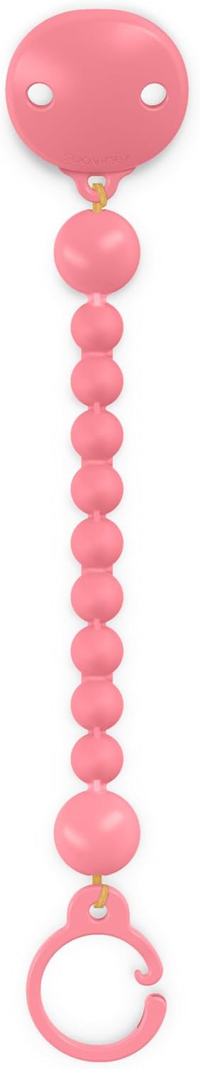 Detalle de Suavinex Attache Tétine en Silicone – Colour Essence, Fuchsia