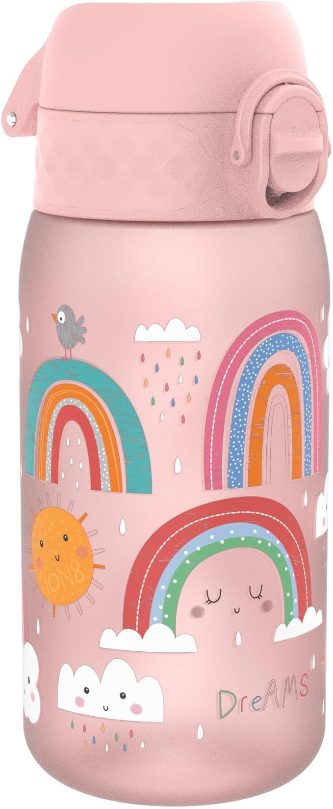 Detalle de ion8 Botella Infantil 350ml a prueba de fugas 🌈