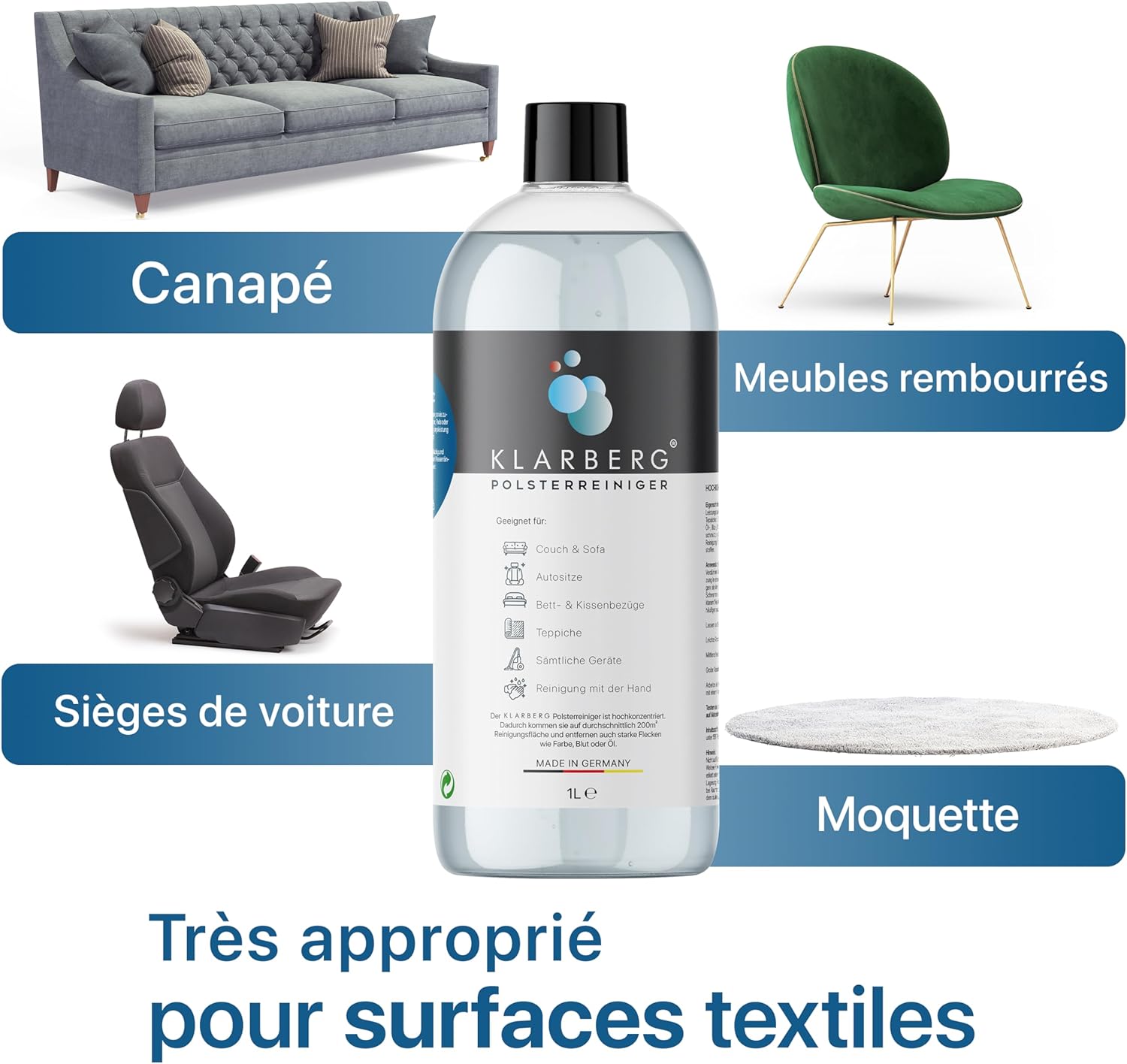 Thumbnail 1 de KLARBERG Nettoyant concentré pour textiles 🧽