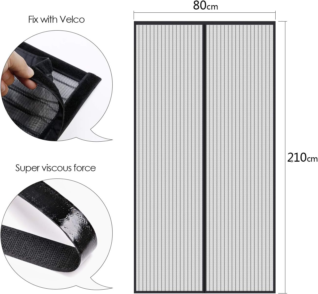 Thumbnail 4 de MYCARBON Fliegengitter BalkontĂŒr 80x210cm đȘ