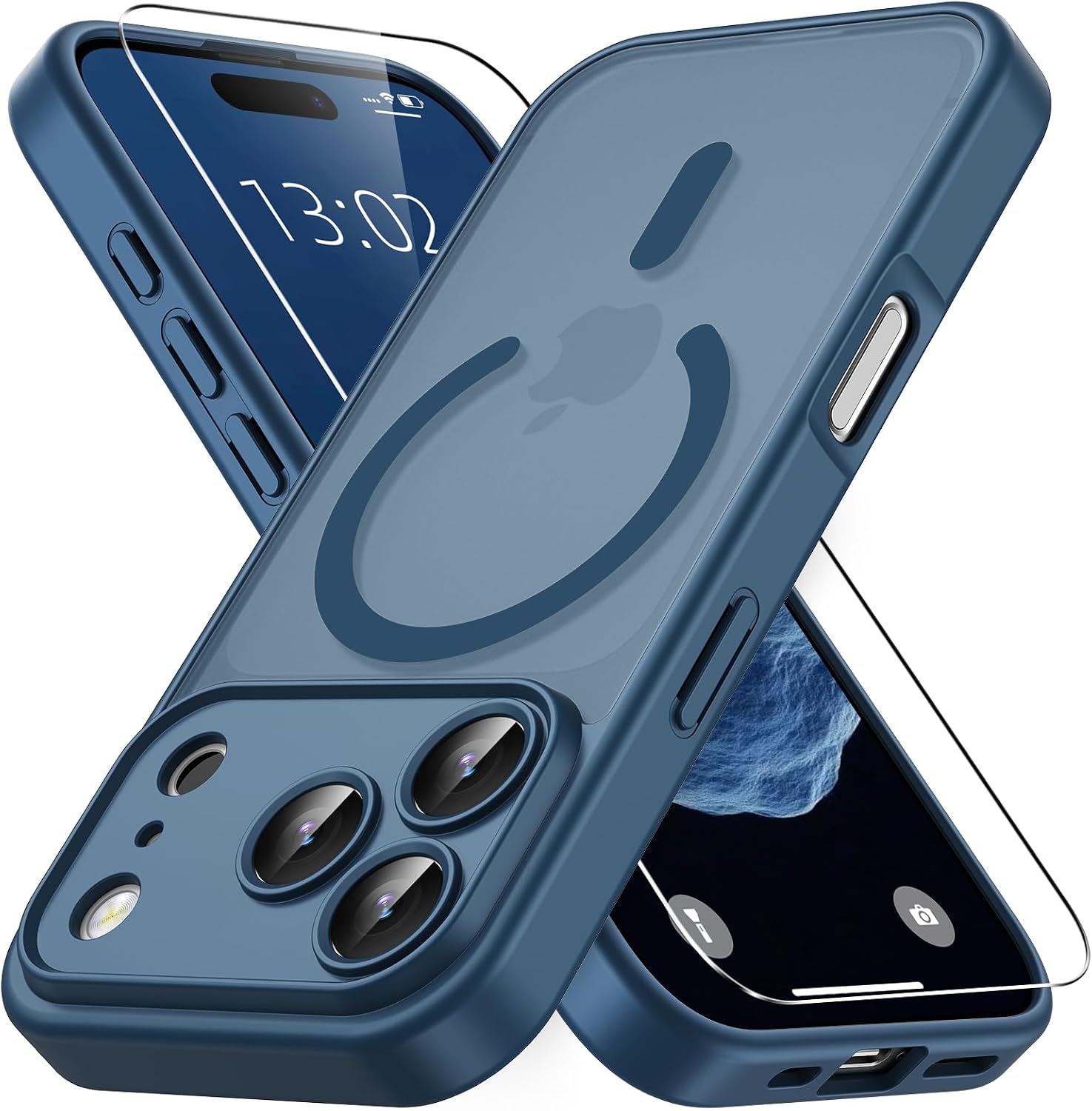 Detalle de Vansdon Cover Magnetica per iPhone 17 Pro: protezione slim con MagSafe e vetro temperato