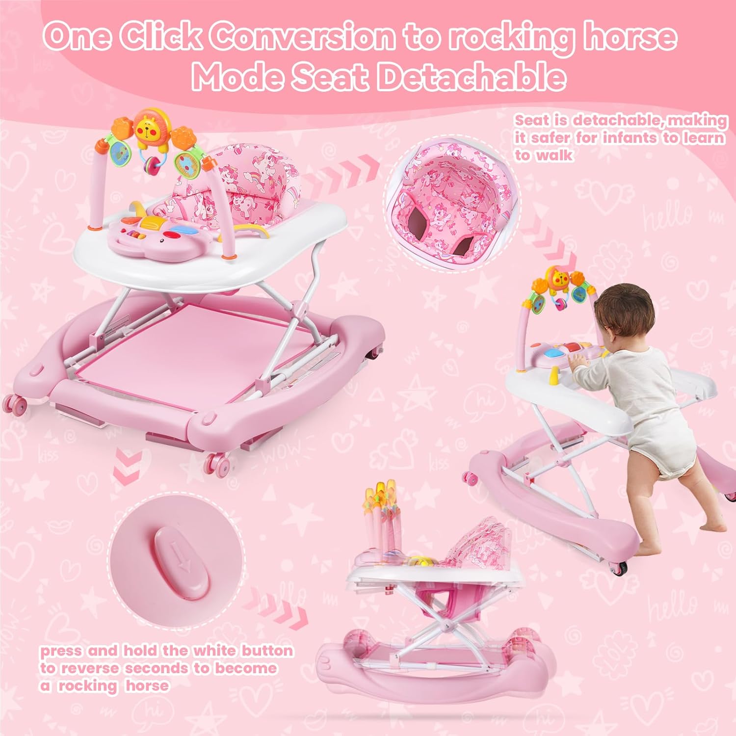 Thumbnail 5 de Baby Walker 5-in-1 Activity Walker 🚼